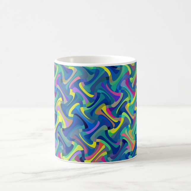 Caneca De Café Padrão de várias cores (Centro)