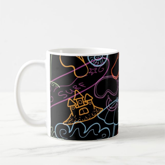 Caneca De Café Padrão de Verão (Esquerda)