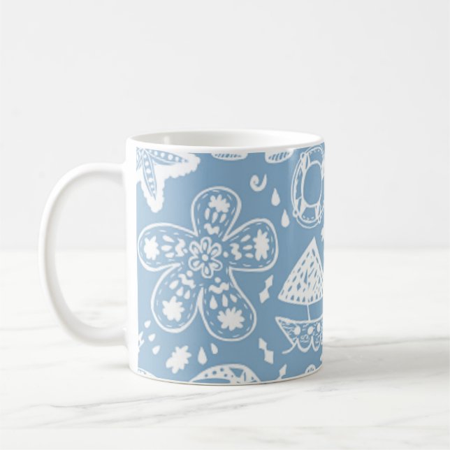Caneca De Café Padrão de Verão (Esquerda)