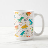 Caneca De Café XX- dinossauro de T-Rex que come desenhos animados