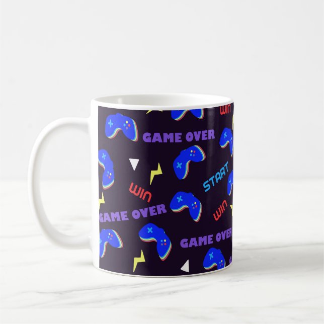 Caneca De Café Padrão de Video Games (Esquerda)