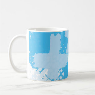 Caneca De Café padrão de vintage sem descontinuidades do abstrato