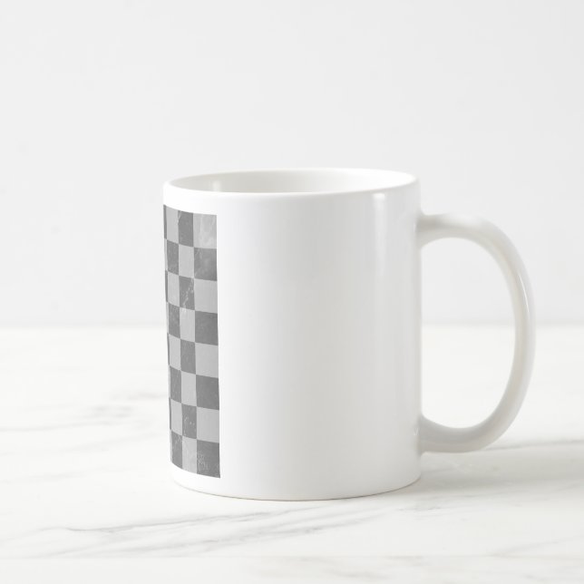 Caneca De Café Padrão de xadrez (Direita)
