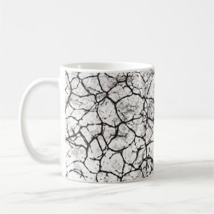 Caneca De Café Padrão Digital de Mármore Rachado