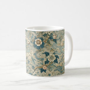 Caneca De Café Padrão do Jardim Oriental