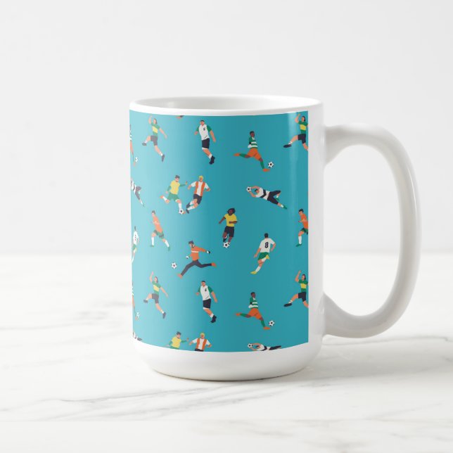Caneca De Café Padrão do jogador de futebol (Direita)