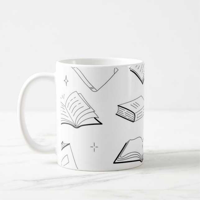 Caneca De Café Padrão do livro (Esquerda)