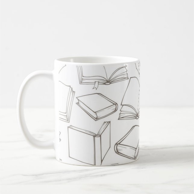Caneca De Café Padrão do livro (Esquerda)