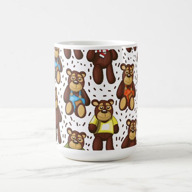 Caneca De Café Padrão do Urso de Teddy (Centro)