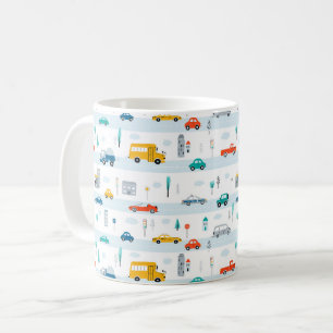 Caneca De Café Padrão do Veículo Rodoviário de Corte