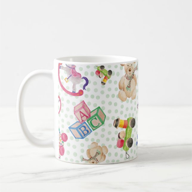 Caneca De Café Padrão dos brinquedos das crianças (Esquerda)