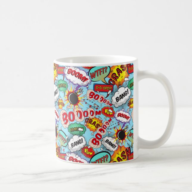 Caneca De Café Padrão engraçado dos quadrinhos (Direita)