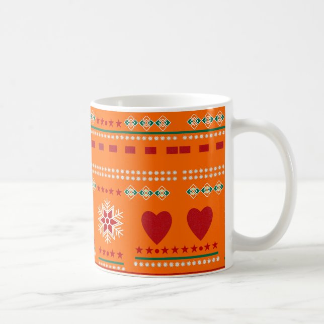 Caneca De Café Padrão escandinavo, estilo nórdico (Direita)