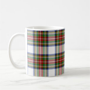 Caneca De Café Padrão Escocês da Xadrez de vestimenta real de S