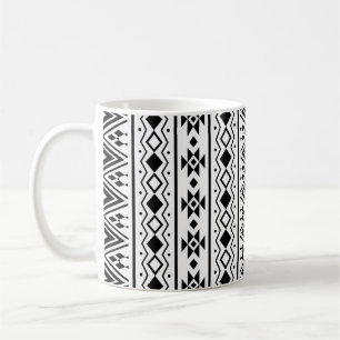Caneca De Café Padrão étnico constante design vintageabstract, am