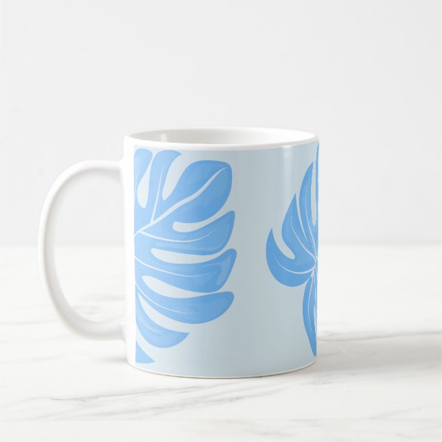 Caneca De Café Padrão étnico tropical uniforme com licença exótic (Esquerda)
