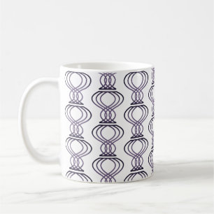 Caneca De Café Padrão final roxo queimado
