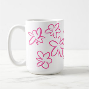 Caneca De Café Padrão floral