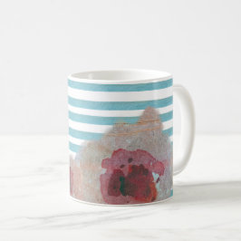 Caneca De Café Padrão Floral Boho Chic Strike | Café Mug