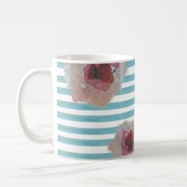 Caneca De Café Padrão Floral Boho Chic Strike | Café Mug
