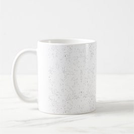 Caneca De Café Padrão Floral Monocromático – Arte Elegante e Sem