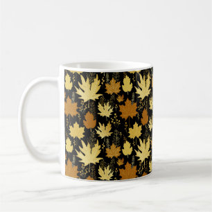 Caneca De Café Padrão floral sem costura