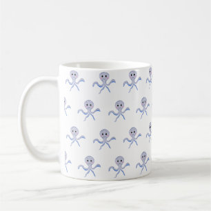 Caneca De Café Padrão Fofo de Polvo