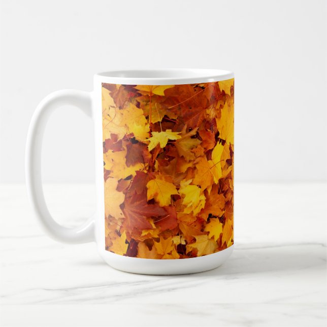 Caneca De Café Padrão Folha de Bordo-25877 (Esquerda)