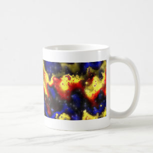 Caneca De Café padrão fractal plasmático