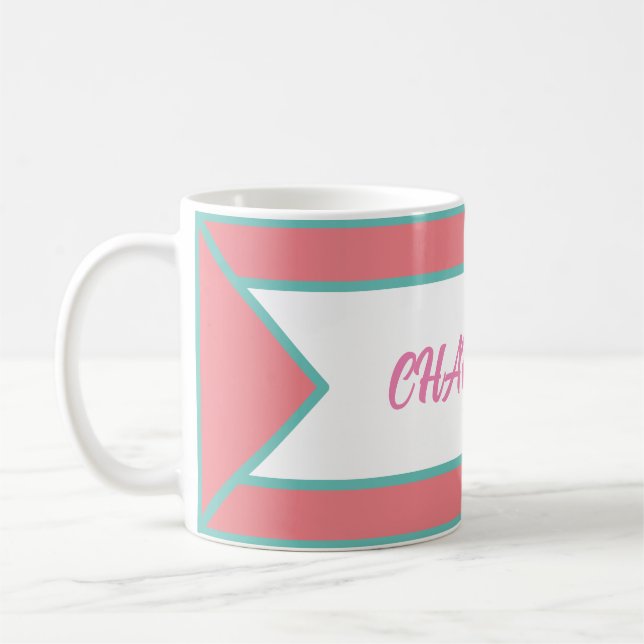 Caneca De Café Padrão geométrico (Esquerda)