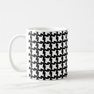 Caneca De Café Padrão Geométrico