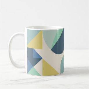 Caneca De Café padrão geométrico bahuaus Mug
