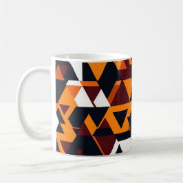 Caneca De Café Padrão geométrico de abstrato moderno 1 - Mug de c