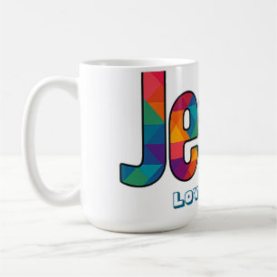 Caneca De Café Padrão geométrico de Jesus