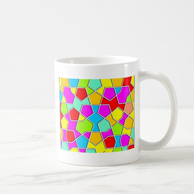 Caneca De Café padrão geométrico islâmica (Direita)