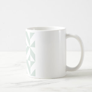 Caneca De Café Padrão Geométrico legal do Cubo Deco