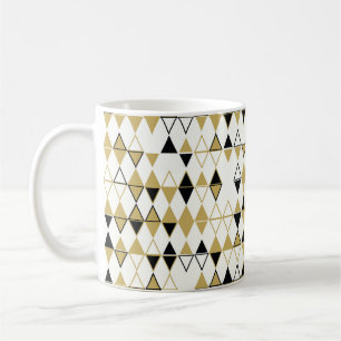Caneca De Café Padrão geométrico sem costura abstrato de sha co