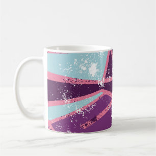 Caneca De Café padrão geométrico sem costura abstrato. granja urb
