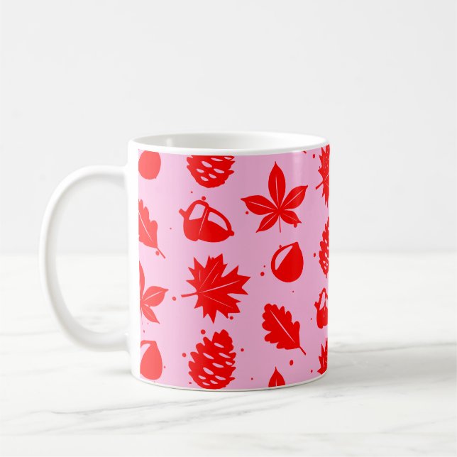 Caneca De Café Padrão Gráfico Colorido (Esquerda)