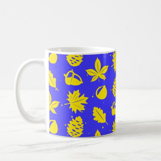 Caneca De Café Padrão Gráfico Colorido (Esquerda)