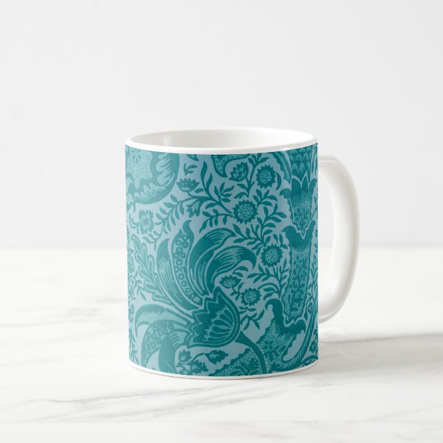 Caneca De Café Padrão Indiano, William Morris (Frente Esquerda)