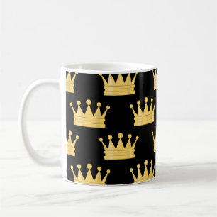 Caneca De Café Padrão Invisível da Coroa