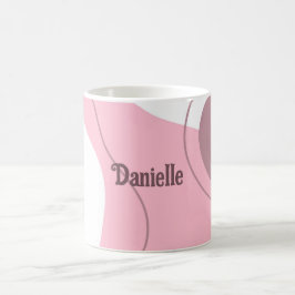 Caneca De Café Padrão Minimalista - Mug de café personalizado