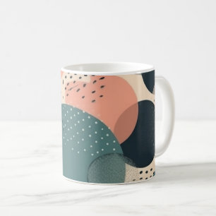 Caneca De Café Padrão mínimo sem costura Abstrato - Geométrico (6