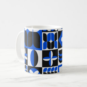 Caneca De Café Padrão moderno minimalista do século médio
