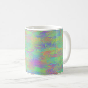 Caneca De Café Padrão Multicolorido Abstrato