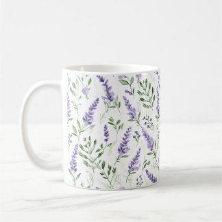 Caneca De Café Padrão Natural da lavanda