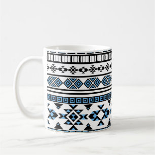 Caneca De Café Padrão Navajo Geométrico do Triângulo Étnico