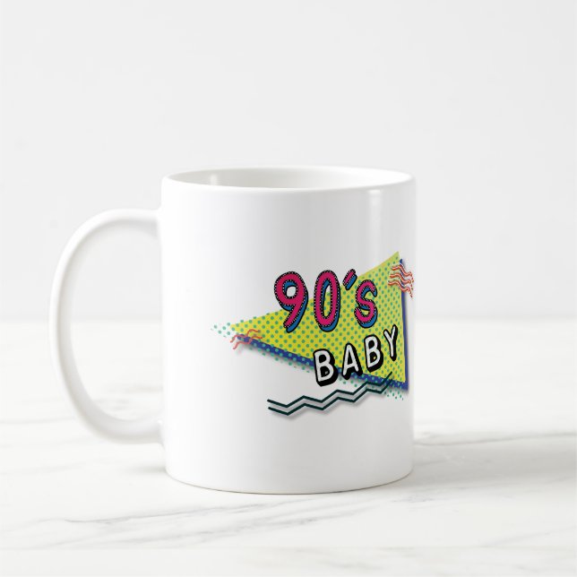 Caneca De Café Padrão para bebês dos anos 90 (Esquerda)