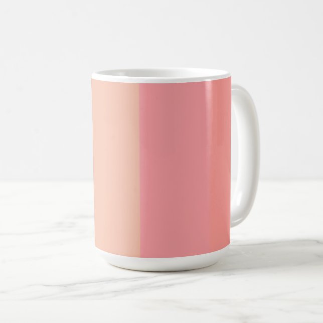 Caneca De Café Padrão pastel rosa milenal (Frente Esquerda)